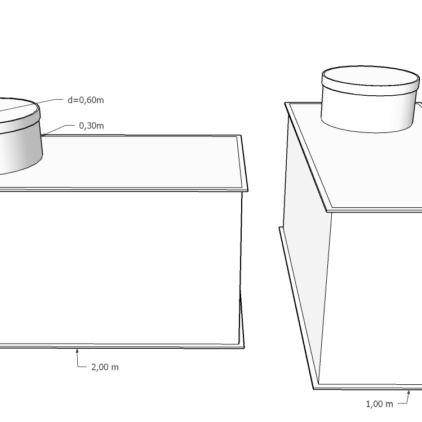 plastová nádrž, žumpa ZSN 2m3 špecifikácia