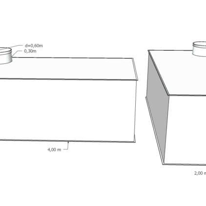 plastová nádrž, žumpa ZSN 12m3 špecifikácia