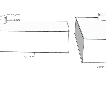 plastová nádrž, žumpa ZSN 8m3 špecifikácia